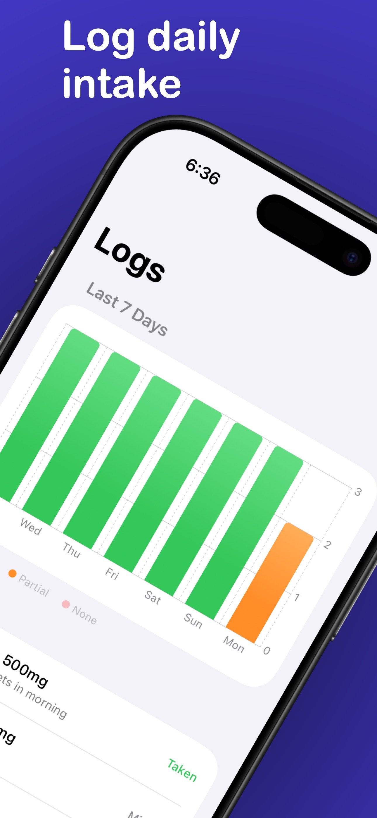 DoseVault dose logging